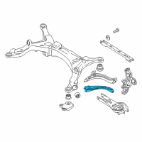 OEM Mercury Lateral Arm Diagram - 8G1Z-5500-B