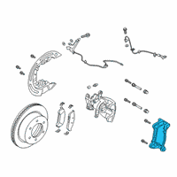 OEM 2019 Ford Ranger Caliper Mount Diagram - KB3Z-2B511-A