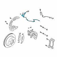 OEM 2019 Ford Ranger Brake Hose Diagram - KB3Z-2282-B