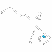 OEM 2003 Infiniti QX4 Bush-Rear Stabilizer Diagram - 56243-1W216