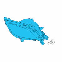 OEM 2018 Kia Forte Lamp Assembly-Front Fog Diagram - 92201B0500