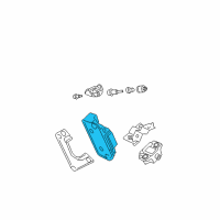 OEM Acura Receiver Unit, TPMS Diagram - 39350-SEP-A02