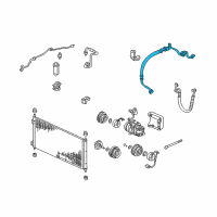 OEM Acura Hose, Suction Diagram - 80311-S0K-A01