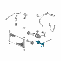 OEM 2003 Acura CL Stator Set Diagram - 38924-P8C-A01