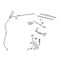 OEM 2012 Cadillac CTS Washer Pump Diagram - 22780328