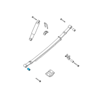 OEM 2007 Nissan Titan BUSHNG Rear Suspension Diagram - 55045-9FM0A