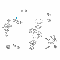 OEM Cup Holder Insert Diagram - 96962-1LA1A