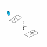 OEM 2011 Ford Mustang Knob Diagram - BR3Z-7213-A