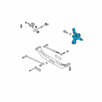 OEM 2008 Kia Spectra Carrier Assembly-Rear Axle Diagram - 527502F110