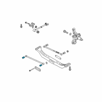 OEM 2005 Kia Spectra5 Bush-Rear Suspension Front Arm Diagram - 552152F000