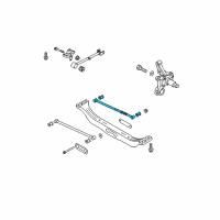 OEM Kia Spectra Arm Assembly-Rear Suspension Diagram - 552202F000