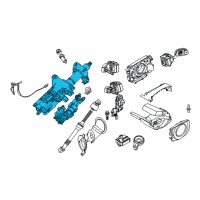 OEM 2008 BMW 535i Steering Wheel Column Adjustment, Electric. Diagram - 32-30-6-791-266