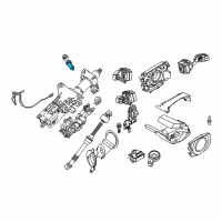 OEM 2005 BMW 530i Key Code Lock Diagram - 32-30-6-763-310