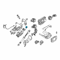 OEM 2004 BMW 525i Positioning Unit Steering Lock Diagram - 32-30-6-765-858