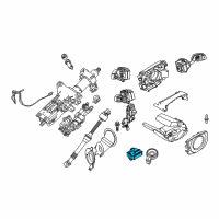 OEM 2009 BMW M6 Ignition Lock Switch Diagram - 61-32-6-937-075