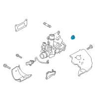 OEM 2021 Nissan Titan Nut Diagram - 14094-9BA0A