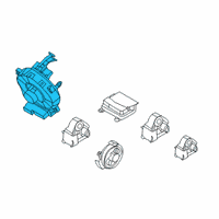 OEM Kia K900 Clock Spring Contact Assembly Diagram - 93490J6220