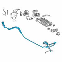 OEM 2019 Lexus UX250h Wire Hv Floor Under Diagram - 821H1-76020