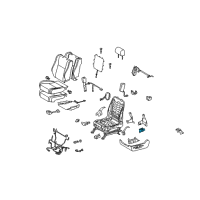 OEM 2016 Toyota Sequoia Lumbar Switch Diagram - 84920-0E010-B3