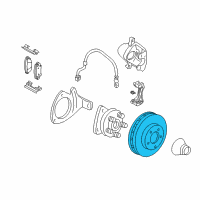 OEM 2007 Pontiac Grand Prix Rotor Diagram - 19303816