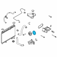 OEM 2011 Ford Fiesta Thermostat O-Ring Diagram - BE8Z-8255-Z