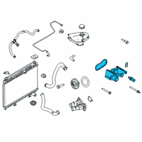 OEM 2019 Ford Fiesta Water Outlet Diagram - BE8Z-8K556-A