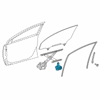 OEM 2016 Scion iM Window Motor Diagram - 85720-12360