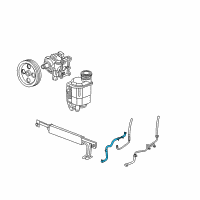 OEM 2004 Dodge Ram 3500 Line-Power Steering Return Diagram - 52113929AD