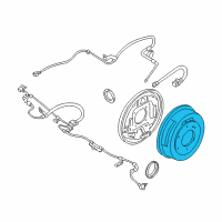 OEM 1998 Nissan Frontier Drum-Brake Diagram - D3206-3S51JNW