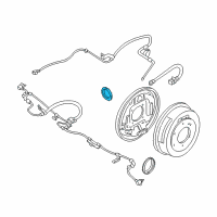 OEM 2003 Nissan Xterra Sensor Rotor-Anti SKID Rear Diagram - 47950-3S515