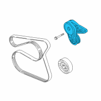 OEM 2014 Ford Fusion Serpentine Tensioner Diagram - BM5Z-6A228-A