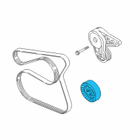 OEM 2017 Ford Escape Serpentine Idler Pulley Diagram - BM5Z-8678-A