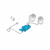 OEM BMW Rp Air Supply System Diagram - 37-20-6-859-714