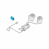 OEM 2013 BMW X6 Control Unit, Air Suspension Diagram - 37-14-6-793-163