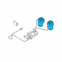 OEM BMW X6 Rear Pneumatic Spring Diagram - 37-12-6-790-083