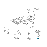 OEM 2010 Lexus LX570 Control & Panel Sub-Assy, Integration Diagram - 84012-60531