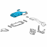 OEM 2015 Cadillac ELR Module Diagram - 24262768