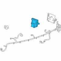 OEM 2010 GMC Terrain Module Diagram - 20925650