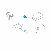 OEM 2010 Hyundai Genesis Nut-TPMS Diagram - 52934-2F000