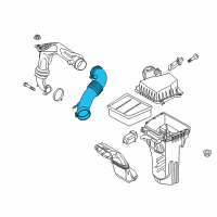 OEM 2016 Ford Fiesta Air Duct Diagram - G2BZ-9C623-A