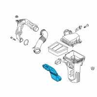 OEM 2016 Ford Fiesta Air Inlet Tube Diagram - CN1Z-9C675-A