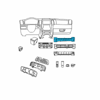 OEM Jeep Grand Cherokee Switch-6 Gang Diagram - 4602900AF