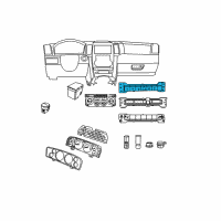 OEM 2010 Jeep Commander Switch-6 Gang Diagram - 4602900AF