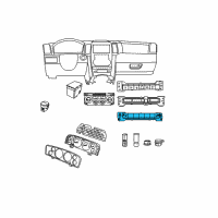 OEM Jeep Commander Switch-Heated Seat Diagram - 4602840AF