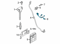 OEM 2022 Hyundai Tucson Sensor-Knock Diagram - 39250-2S000