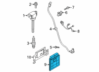 OEM Kia Sorento Electronic Control U Diagram - 391202SMN1