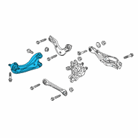 OEM Honda Insight Trailing Arm Complete, R Diagram - 52360-TBC-A01