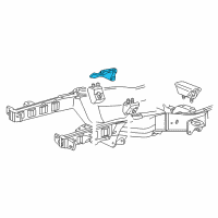 OEM 2001 Ford Ranger Mount Bracket Diagram - F87Z6030BA