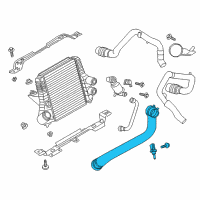 OEM 2017 Lincoln Navigator Air Outlet Duct Diagram - BL3Z-6F073-A