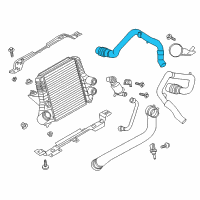 OEM Lincoln Navigator Upper Hose Diagram - BL3Z-6C646-B